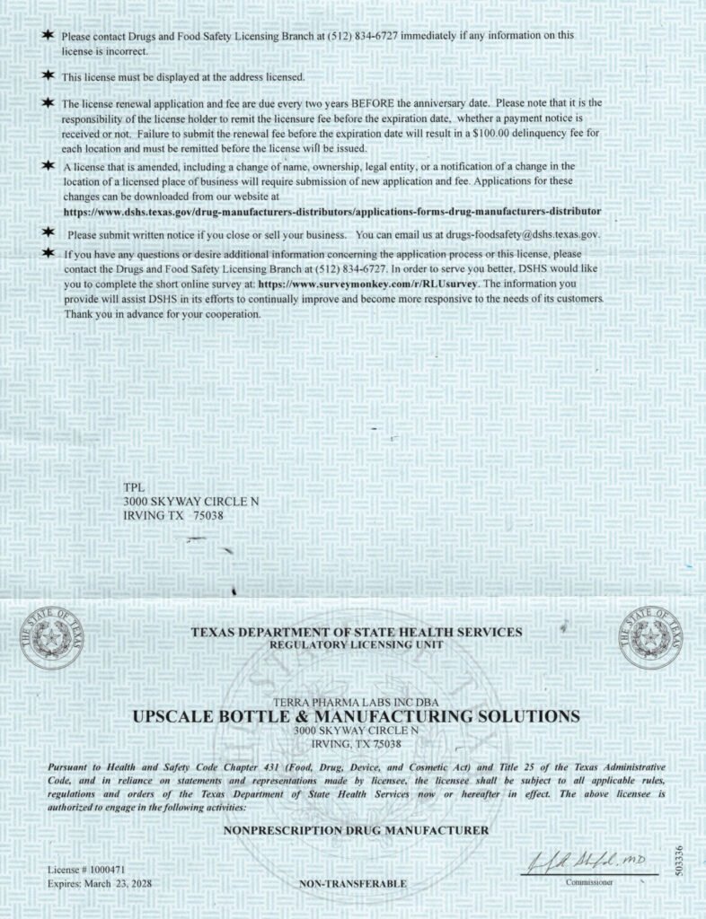 otc license